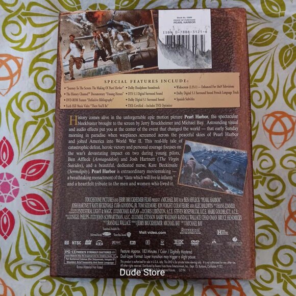 PEARL HARBOR - 60TH ANNIVERSARY - 2 DVD SET - 2001 COMMEMORATIVE EDITION - (3) - Picture 3 of 3